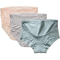 Lot De 3 Culottes Maternité Coton Haute élasticité - Taille XL, Soutien Ventre Ajustable, Confort Grossesse