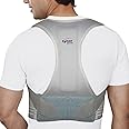 TYNOR Posture Corrector, for Improved Posture & Back Support | Back Belt For Men & Women | Comfortable for All-Day Wear (Grey, Small, 1 Unit)