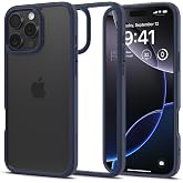 Spigen Apple iPhone 16 Pro ile Uyumlu ince Kılıf Ultra Hybrid Sararmaya Dayanıklı DuraClear&trade; Hava Kanalı Teknolojisi&trade; Askeri 