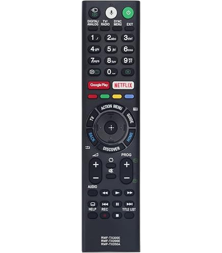 Azurano Vervangende Afstandsbediening Voor Sony RMF-TX300E, TX200E, TX201ES – Met Spraakfunctie