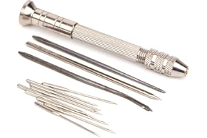 LIPEED Ledertools, Ledernadeln, handgefertigte Lederahle, Nähahle, Ledernähfaden, gewachster Sattelfaden, Ledernähmaschine Lederabfälle, Lederverarbeitung, Kunsthandwerk