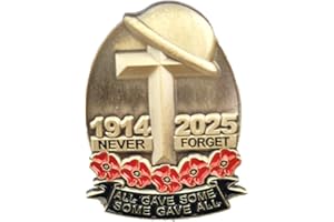 CTTK 1914 2025 101th Remembrance Poppy Pin Badge Brooch Gifts Decorations Gifts Memorabilia