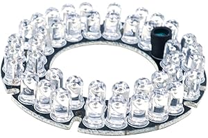 CENPEK 42 LEDs 850nm IR Infrared Board 90 Degree Round Plate IR Illuminator Board Bulb for CCTV Security Camera