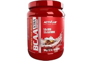 Activlab Bcaa Xtra Instant 500g Jar | Workout Powder | Recovery Supplements | Branched Chain Amino Acids with Glutamine | Nutrition Power - Cola Flavour