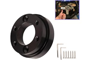 GUGXIOM Steering Wheel Adapter Plate for G25, G27, G29, G920 70mm PCD, Compatible with 13/14 Inch Steering Wheel