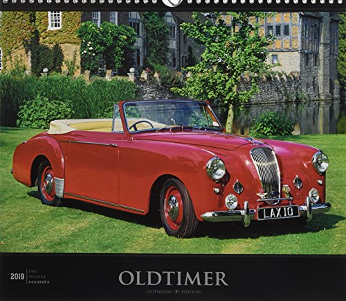 Oldtimer 2019 - Bildkalender (33,5 x 29) - Autokalender - Technikkalender