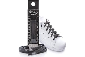 leazy Cordones Elásticos sin Nudo para Zapatillas - Anclaje Sencillo en las Puntas - Cordones sin Atar para Niños y Adultos