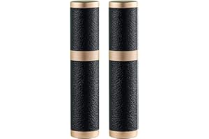 Travelofo Perfume Atomiser Spray Bottle, Mini Travel Perfume Bottles, 5ml Perfume Atomisers Refillable Bottle, Small Perfume Dispenser Holder for Man and Woman (Black & Black)