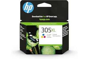HP 305XL 3YM63AE - Cartucho de Tinta de Alta Capacidad, Compatible con Impresoras de Inyección de Tinta HP Deskjet Series 2700, 4200, Envy Series 6020, 6030, 6400, 6430, Tricolor