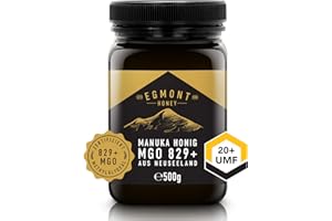 EGMONT HONEY & HEALTH ESTD 2008 Egmont Honey Miele Manuka 820+ MGO originale dalla Nuova Zelanda UMF 20+ - 100% puro, certificato, attivo Miele Manuka