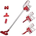 Belaco Corded Upright vacuum cleaner 600W white & red 3 in 1 Stick handheld vacuum cleaner bagless HEPA and Multi cyclonic function portable and light weight
