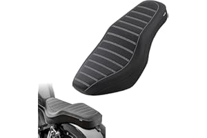 Lorababer Motorcycle Complete Seat Cushion Pad Cover Fit for Rebel CMX 1100 CMX1100 2021-2025 Passenger Driver One-Piece Pillion Pressure Relief (Matte Black)