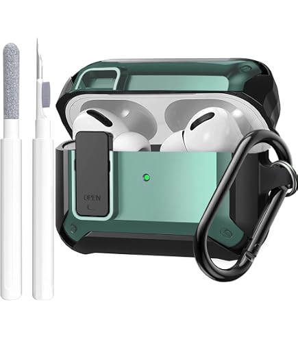 AirPods Pro 1/2 Hülle – Transparent, TPU, Mit Reinigungsset & Anti-Verlust-Band