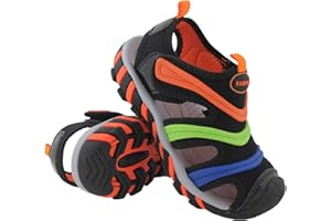 QWICK-FIT LTD Boys Kids Summer Beach Walking Casual Strap Walking Classic Sandals Closed Toe Hiking Shoes Size