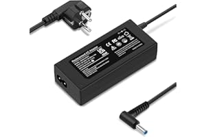 FEWRJG Cargador para ordenador portátil HP 45W,19,5V 2,31A para HP Pavilion 11 13 15, HP Elitebook 840 850, HP ProBook 430 440 450, HP Chromebook 11 14, HP Envy, HP Stream 111 13 14, HP Spectre
