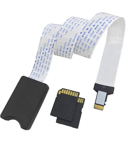 Lot De 2 Câbles D'Extension Carte Mémoire Micro SD Vers TF 48cm - TEDGUM