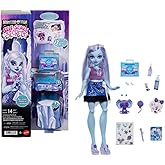 Monster High Kendini Korkutma Sırları Abbey Bominable Bebek ve Aksesuar Seti 13 Ger&ccedil;ek&ccedil;i S&uuml;rprizler Kına, Boyama ve Tığ El Sa