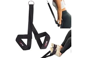 TAVIEW Correa AB para sentadillas inversas perfecta para entrenamiento de abdominales y flexores de cadera. Velocidad de élite, salto y explosividad para hombres y mujeres. (Correas para máquinas de cable),