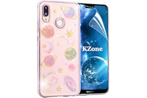 OKZone Funda Huawei P20 Lite, [Serie Cielo Estrellado] Cárcasa Brilla Glitter Brillante TPU Silicona Parachoque Teléfono Smartphone Funda Móvil Case para Huawei P20 Lite
