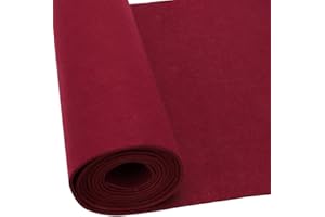 Yuragim Feltro al Metro, 40 cm x 250 cm x 3 mm, Poliestere, Tinta Unita, Rotolo per Borsa Fai da Te, Decorativo, Lavabile a Mano