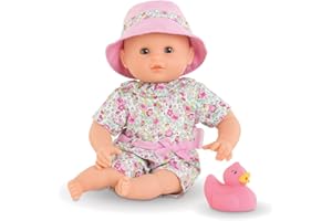 Corolle bambola Coralie cm 30, 9000100600, + 18 mesi, corpo morbido al profumo di vaniglia, con paperella