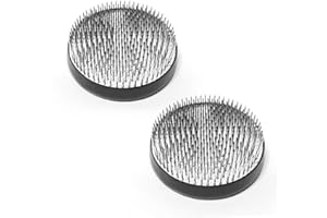 alladaga Blumen Frosch Edelstahl Runder Halterung Blumensteckiggel (7cm (2 Stücke))