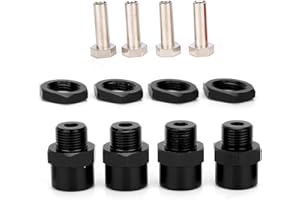 VGEBY Adaptadores de Cubo Hexagonal para Coche RC, Adaptador de conversión Hexagonal de Rueda de 12 mm a 17 mm para Coche Sakura D4 HSP 94123 1/10