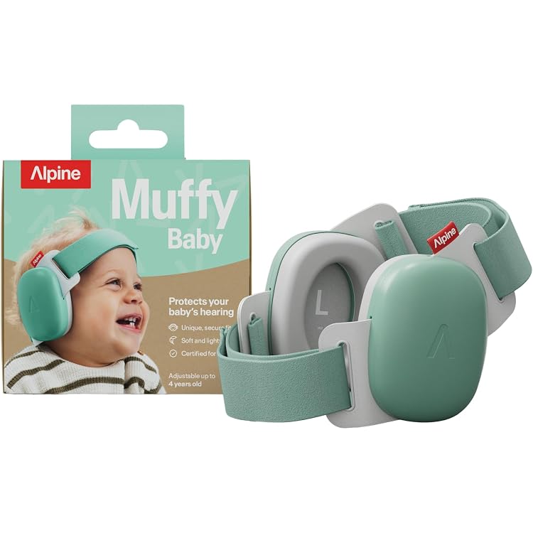 Lilian&Gema 2 en 1 Casque Anti Bruit Bébé, Casque Bébé Anti Bruit, Confortable et Réglable, Protection Auditive pour les Enfants de Moins de 48 Mois, Convient pour le Sommeil et les Activités