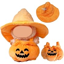 Halloween Puppe Kürbis Kleidung, 17cm Bekleidung F Produktbild-Vorschau 9