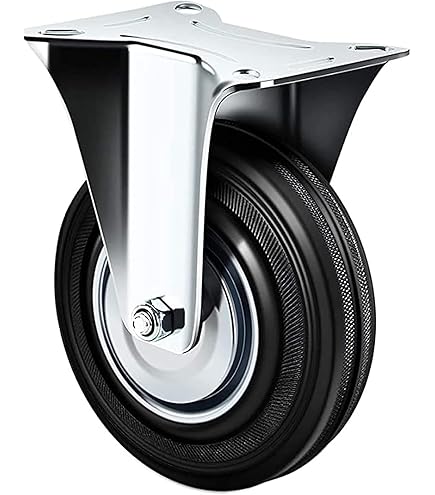 Roulette Fixe Polyamide Blanc Diamètre 125 Mm - 200 Kg