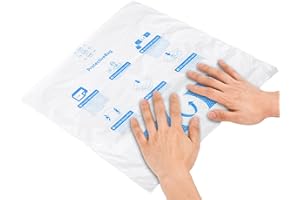 UMAIL 2 Packungen 40,6 x 45,7 cm großer Schaumstoff, expandierende Schaumstoffverpackung, PVC-Verpackungsschaum, dehnbare Schaumstoffbeutel, erweiterbares Schaumstoff-Verpackungsmaterial und Versandschaum