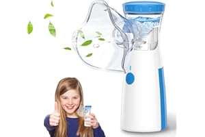 KIMIMARA Household Ne-bulizer Mist Machine - Handheld Portable Ne-buliser Mist Machine (C.2 Blue)