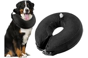 Nasjac Collar de recuperación Inflable para Perros, Collar Inflable para Perros de recuperación de Mascotas Suave con Hebilla Ajustable