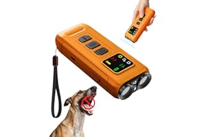 E-SMARTER Anti Barking Device for Dogs,Ultrasonic Dog Sound Deterrent, Dog Training Device to Help Reduce Barking – 50ft Range, Dual Frequency Modes, Available Outdoor & Indoor