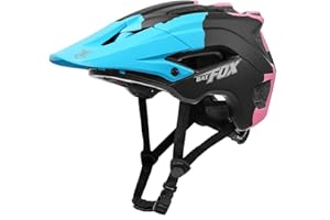 Leoyee Casque de vélo Taille réglable 56-62cm Casque de vélo Hommes Femmes Adultes Casque VTT avec visière Amovible