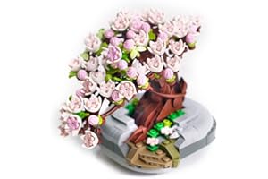 Bonsaï de Style Japonais Bouquet, Bouquet de Fleurs Botaniques Non Compatibles Lego Creator Expert Bonsaï - 426 Pièces