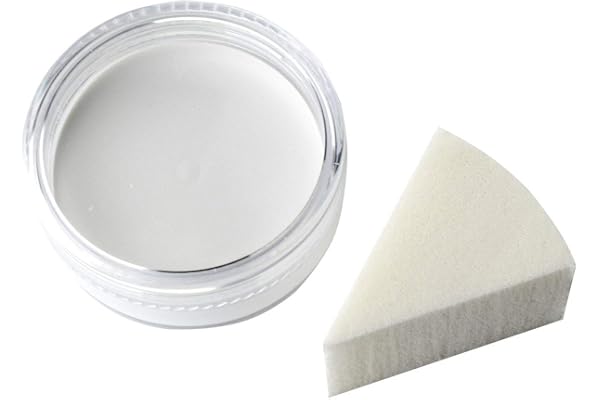 Maquillage aqua de qualité supérieure avec éponge pour les fêtes d'enfants Fêtes à thème Halloween carnaval vampires zombies clowns Blanche