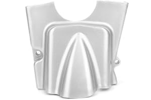 Yctze Couvercle de pignon de moteur, couvercle de chaîne de boîtier de pignon avant pièces en acier inoxydable accessoire pour VTT adapté pour 150c 200cc 250cc Quad Dirt Bike