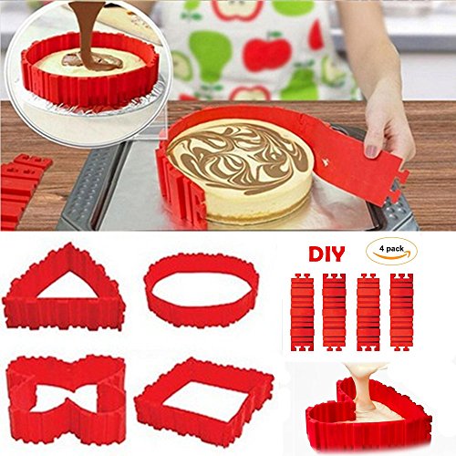 Food Grade Silikon Kuchen Backform, Flexible Kuchen Making Bold Snake DIY Kuchen Dessert Bakeware Schimmel - Lanbao