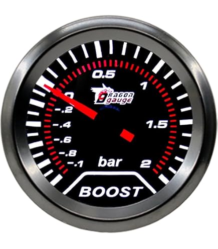 Compteur De Boost Turbo Mécanique 3.0 Bar - Diamètre 52mm (2"), Affichage LED Blanc/bleu, Universel Pour Voiture - Kit D'installation Inclus