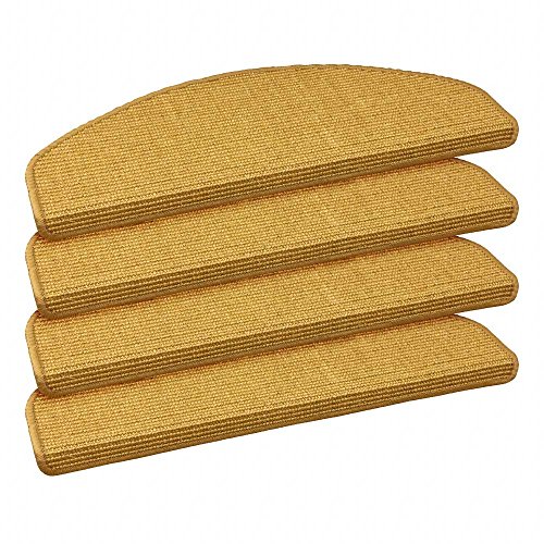 15 x Teppich Stufenmatten Treppenstufen 100% Sisal Natur