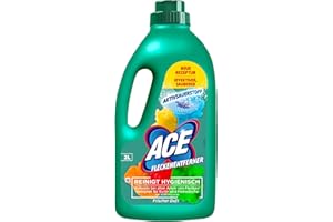 ACE Stain Remover and Colour Protection – Liquid Detergent and Stain Remover, Liquid Detergent for Laundry Care, for Coloured and Delicate Washes Including Hygiene Rinser Laundry – 2 Litres