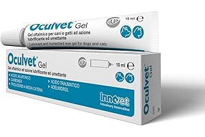 Innovet - Oculvet, Gel Oftalmico | Azione Lubrificante ed Umettante | Cani e Gatti | Protezione della Superficie Oculare in Tutte Le Condizioni di Alterazioni del Film Lacrimale | 10 ml