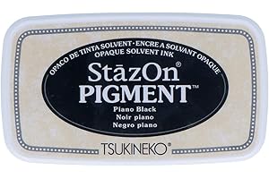 TSUKINEKO IMAGINE StazOn Pigment Ink Pad-Piano Black