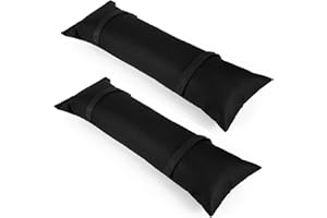 DIVINA VITAE Umbrella Base Weight 2 x 44 LBS Patio Fillable Sand Bags for Weight, Heavy Duty Sandbags for Weights for Umbrella Stand Patio , Trampoline, Outdoor Garden Backyard Furniture, Black(2, Without Sand)