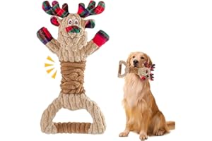 WDKXCN Jouet pour chien indestructible, 35 cm, en peluche, jouet pour chien, chiot, jouet pour chien, jouet en peluche, jouet pour chien, jouet couineur pour petits grands chiens