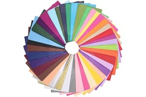 Fezf 120 Fogli di Carta Velina, Carta Sottile Trasparente, 20 Colori di Carta Velina Colorata per Confezioni Artigianali, Confezioni Regalo, Confezioni di Carta Velina