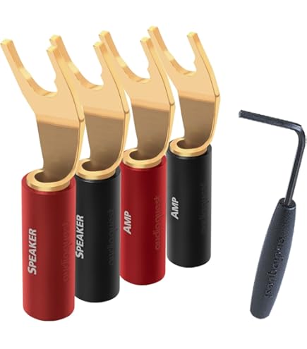 audioquest Banana SureGrip-100 BFA Gold 8-er Pack: Amazon.de