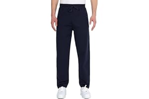 Comeor Pantalon de Jogging pour Homme avec Poches Zippées en Coton Pantalon D'entraînement de Sport