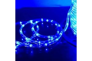 ‎LOSPITCH Lospitch LED Lichtschlauch 30m 720 LEDs Blau Außen IP20 Lichterschlauch, Schwarz Controller mit Memory-Funktion, LED Schlauch für Weihnachten, Hochzeit, Dach, Zaun Dekoration Beleuchtung